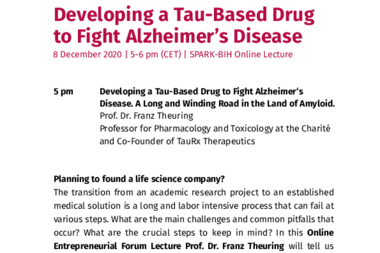 December 8: Entrepreneurial Forum Announcement