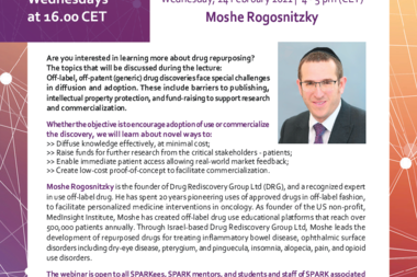 24 February 2021: SPARK EUROPE WEBINAR ANNOUNCEMENT